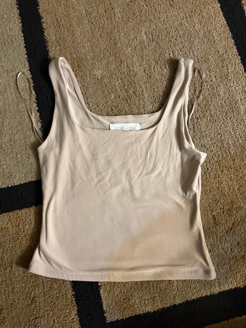 Olive & Oak Neutral Cream Tank-top